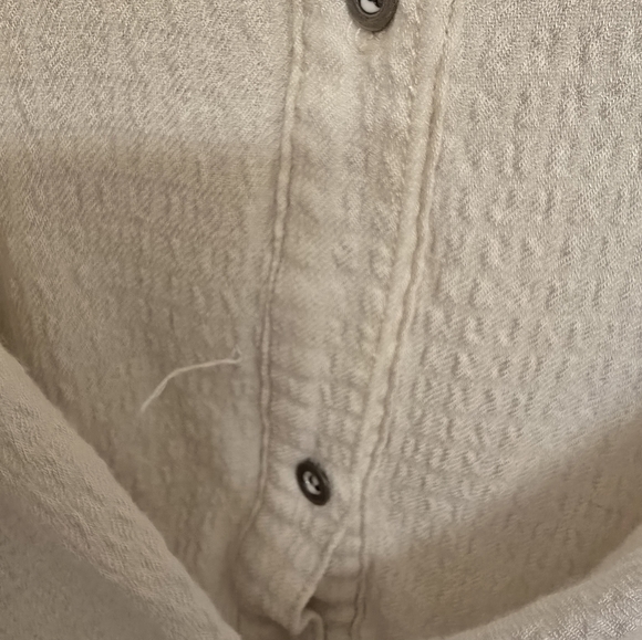 We The Free White Button Down Shirt - Picture 6 of 6